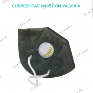 Cubrebocas kn 95 c/válvula